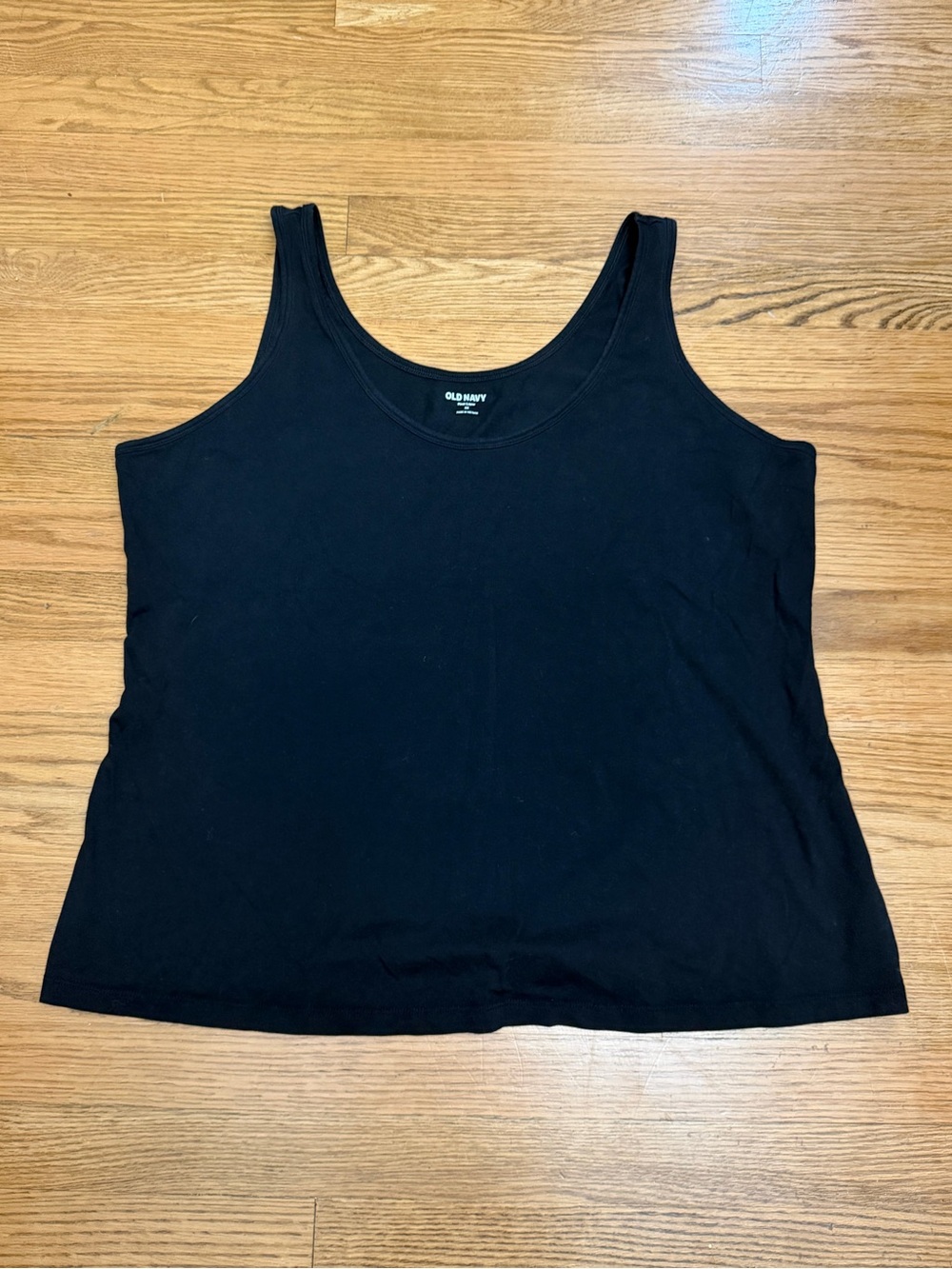 Old Navy First-Layer Tank Top Women’s 2X Black Scoop Neck Plus Size Basic